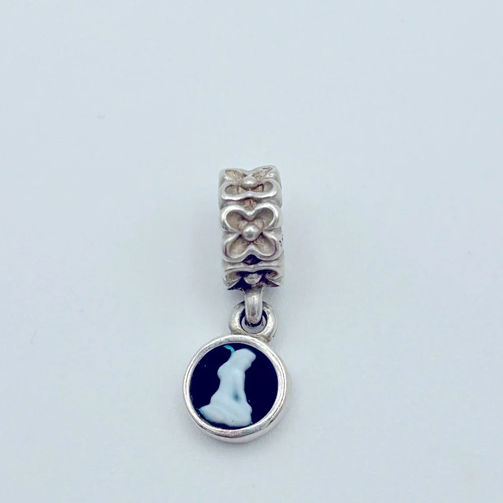 RARE Genuine Retired PANDORA Virgo Cameo Dangle Charm; 790500CAM; Limited Run - Picture 2 of 6